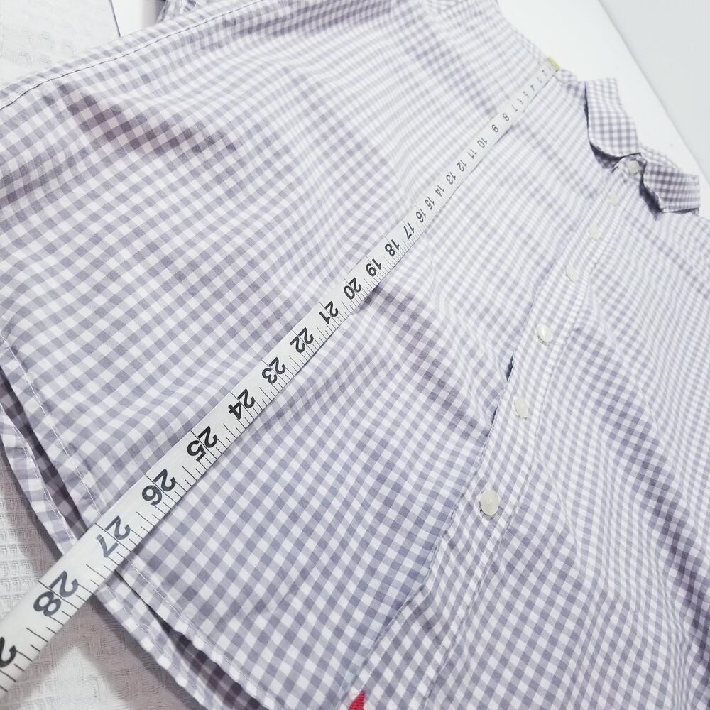 Untuckit Plaid Print Button Front Long Sleeves Co… - image 7